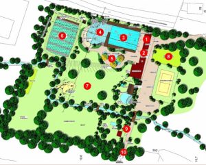 Übersichtsplan Schwimmbad